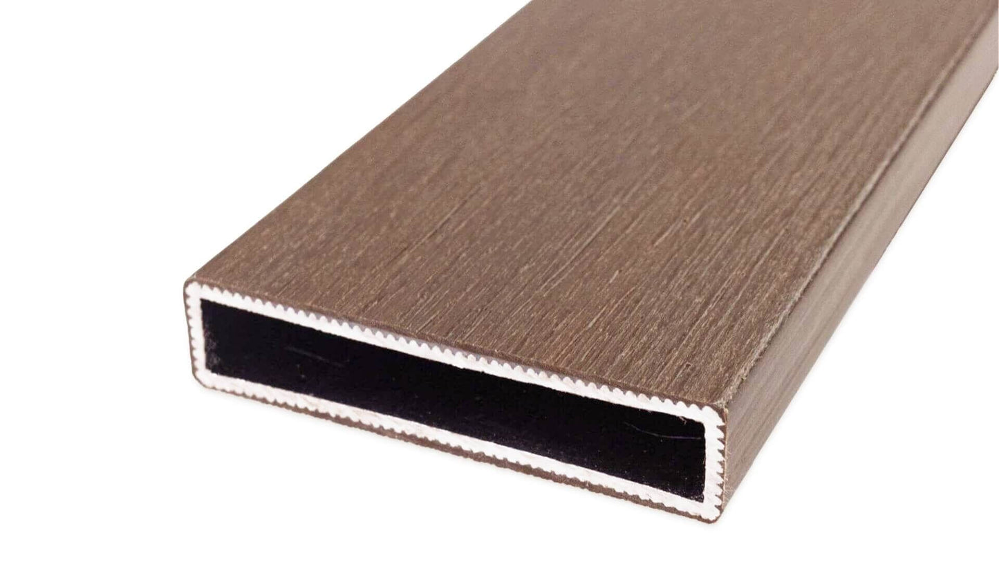 360 Cap Composite Pickets Fence Frame It All Walnut Cap Coat Aluminum Rail