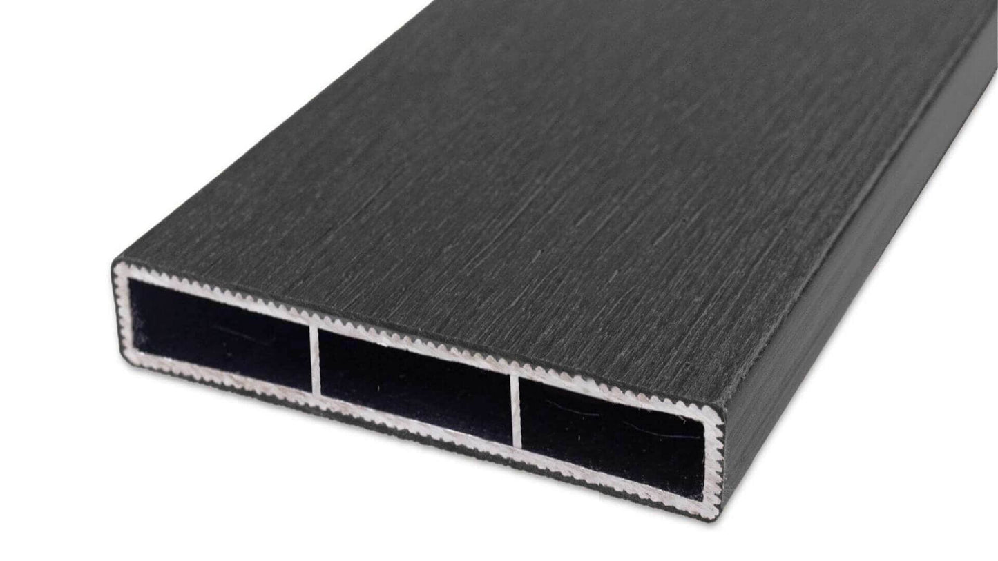 360 Cap Composite Pickets (Request a Sample) Fence Frame It All Ironwood Cap Coat Aluminum Rail - 8ft