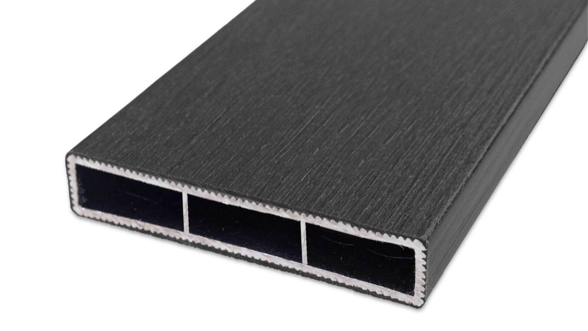 360 Cap Composite Pickets (Request a Sample) Fence Frame It All Ironwood Cap Coat Aluminum Rail - 8ft
