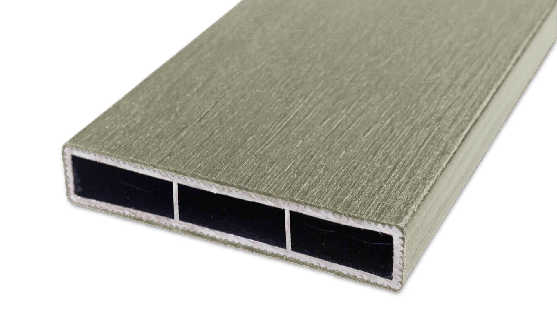 360 Cap Composite Pickets (Request a Sample) Fence Frame It All River Birch Cap Coat Aluminum Rail - 8ft