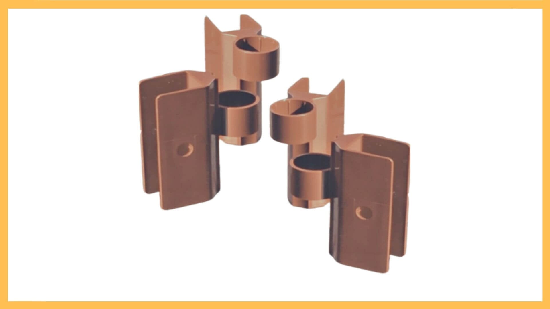 Classic Sienna 2" Profile Components Parts Frame It All 4-way Joint (2 Pack)