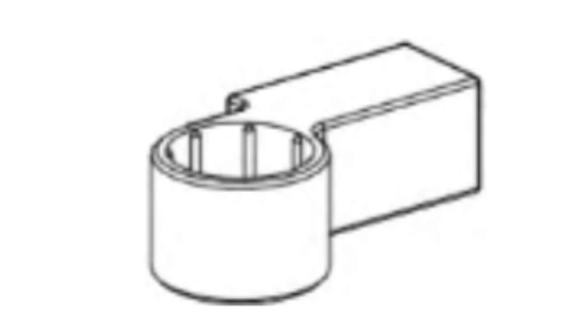 REPLACEMENT PARTS for: Stack & Extend Animal Barrier Kits & Gardens Accessories Frame It All Part #3 - Left gate Upper Hinge Connector