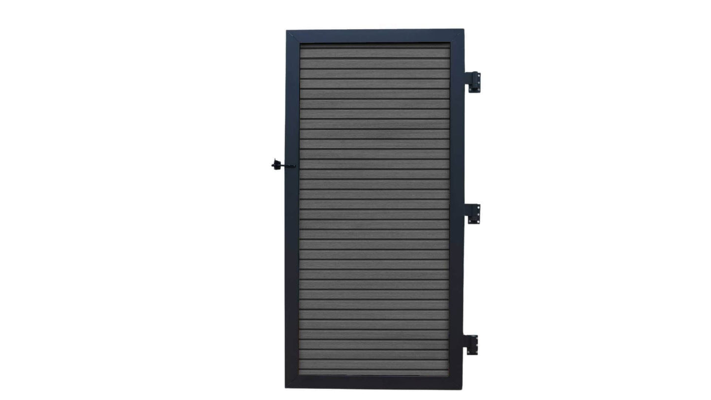 Riviera Cap Composite Privacy Fence Fence Frame It All Ironwood Horizontal Gate (36" x 72")