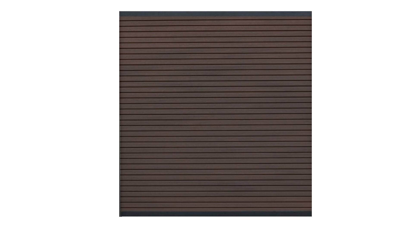 Riviera Cap Composite Privacy Fence Fence Frame It All Mahogany 12PK