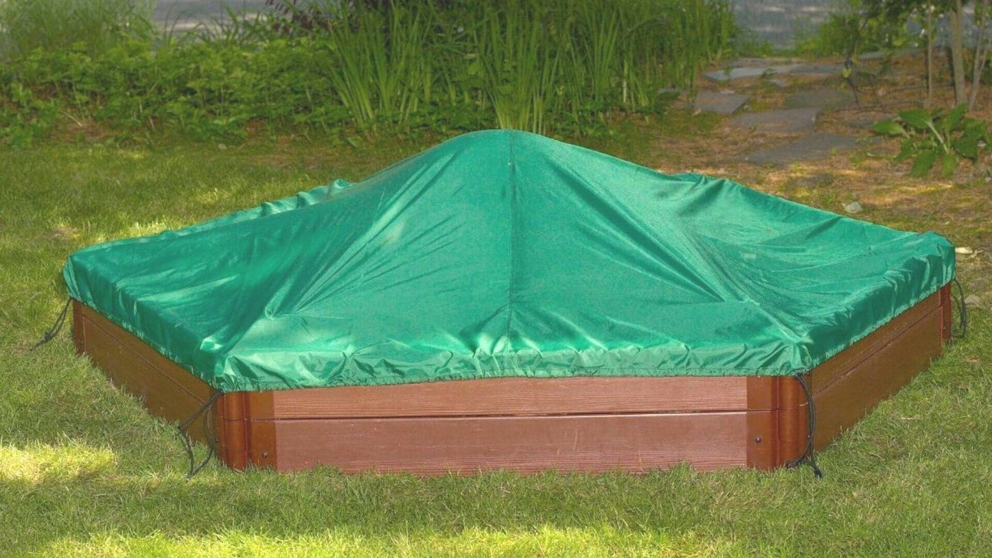 Sandbox Covers Sandboxes Frame It All Hexagon Tarp Cover 