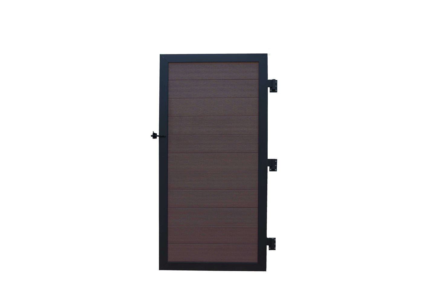 Valla Cap Composite Privacy Fence (Request a Sample) Fence Frame It All Mahogany 36" x 72" Privacy Gate