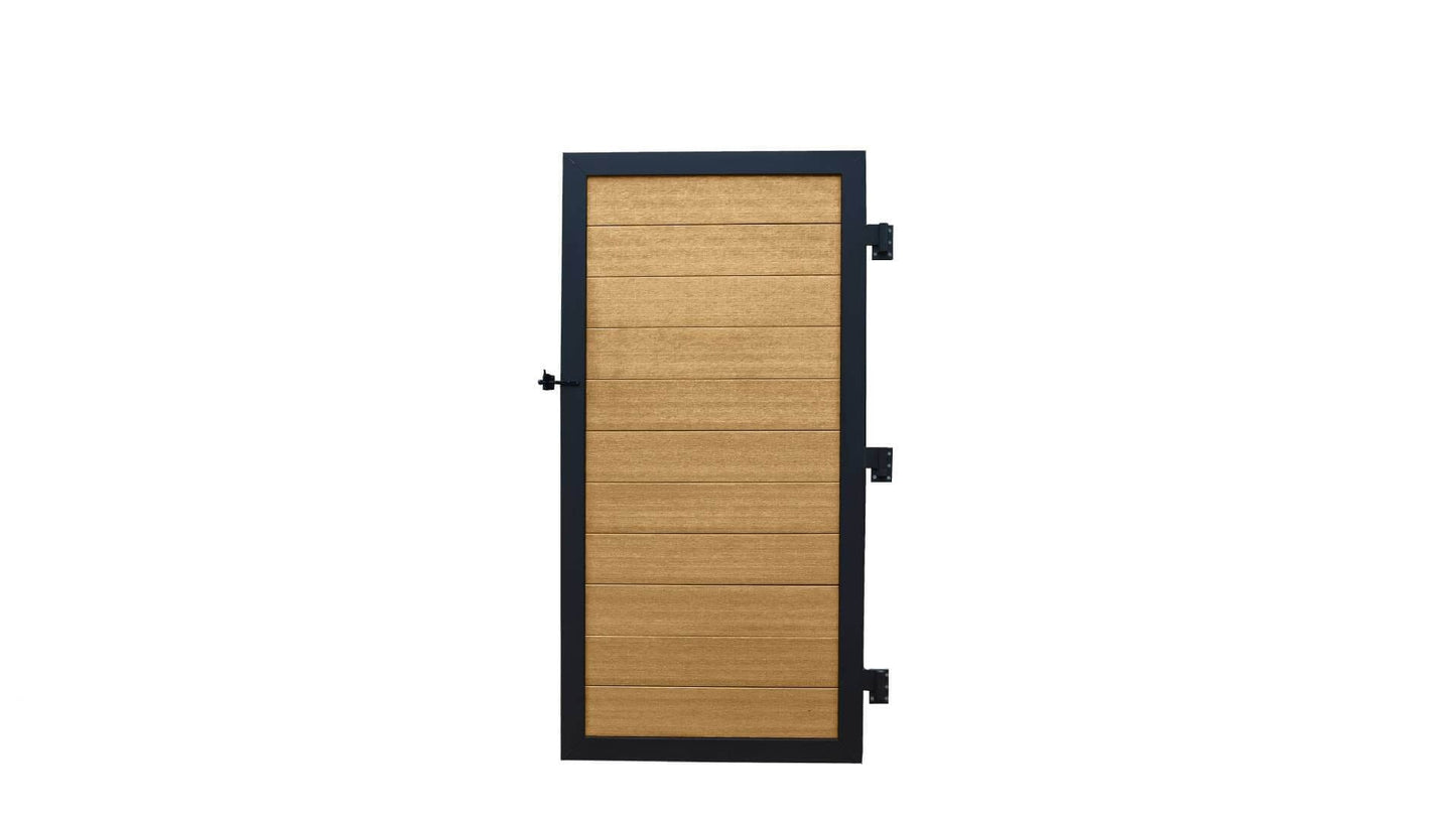 Valla Cap Composite Privacy Fence (Request a Sample) Fence Frame It All Red Cedar 36" x 72" Privacy Gate