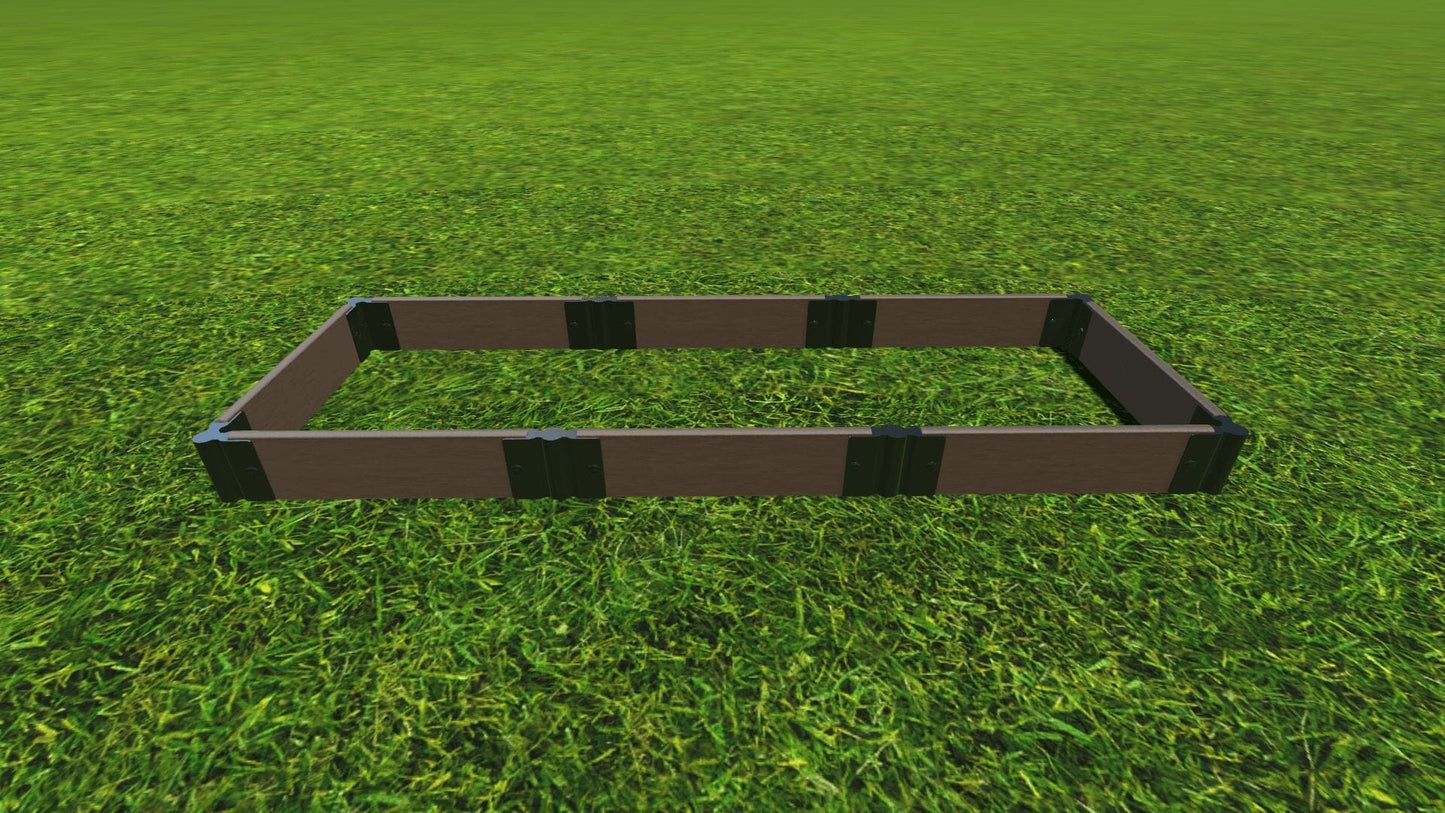 2’ x 6’ Uptown Brown Raised Garden Bed Planters Raised Garden Beds Frame It All 1 = 5.5"