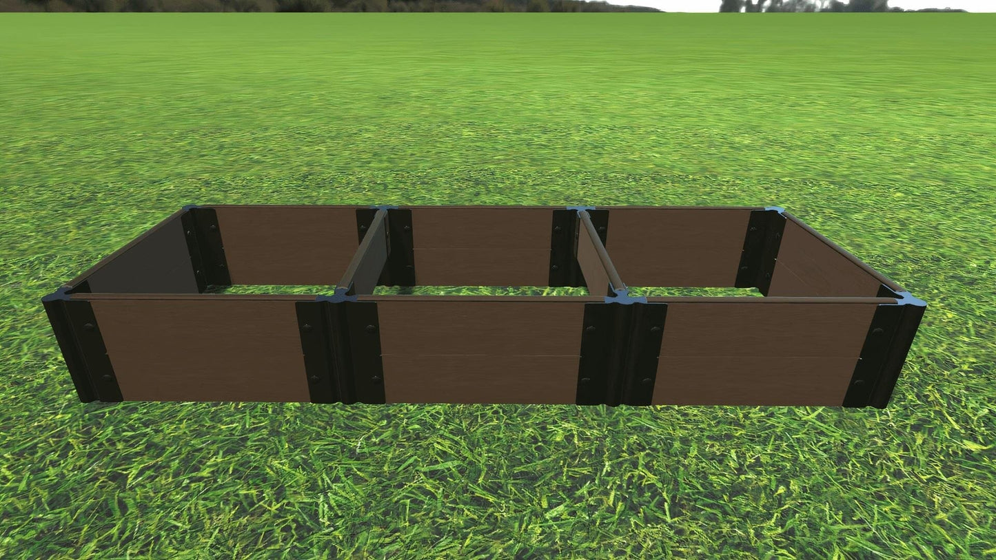 2’ x 6’ Uptown Brown Raised Garden Bed Planters Raised Garden Beds Frame It All 2 = 11"