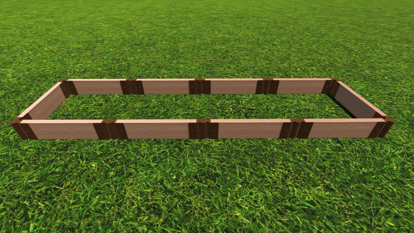 2' x 8' Raised Garden Bed (2' Sections) Raised Bed Planters Frame It All Classic Sienna 2" 1 = 5.5"