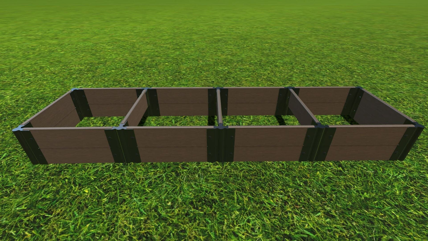 2' x 8' Uptown Brown Raised Garden Bed Raised Garden Beds Frame It All 2 = 11"