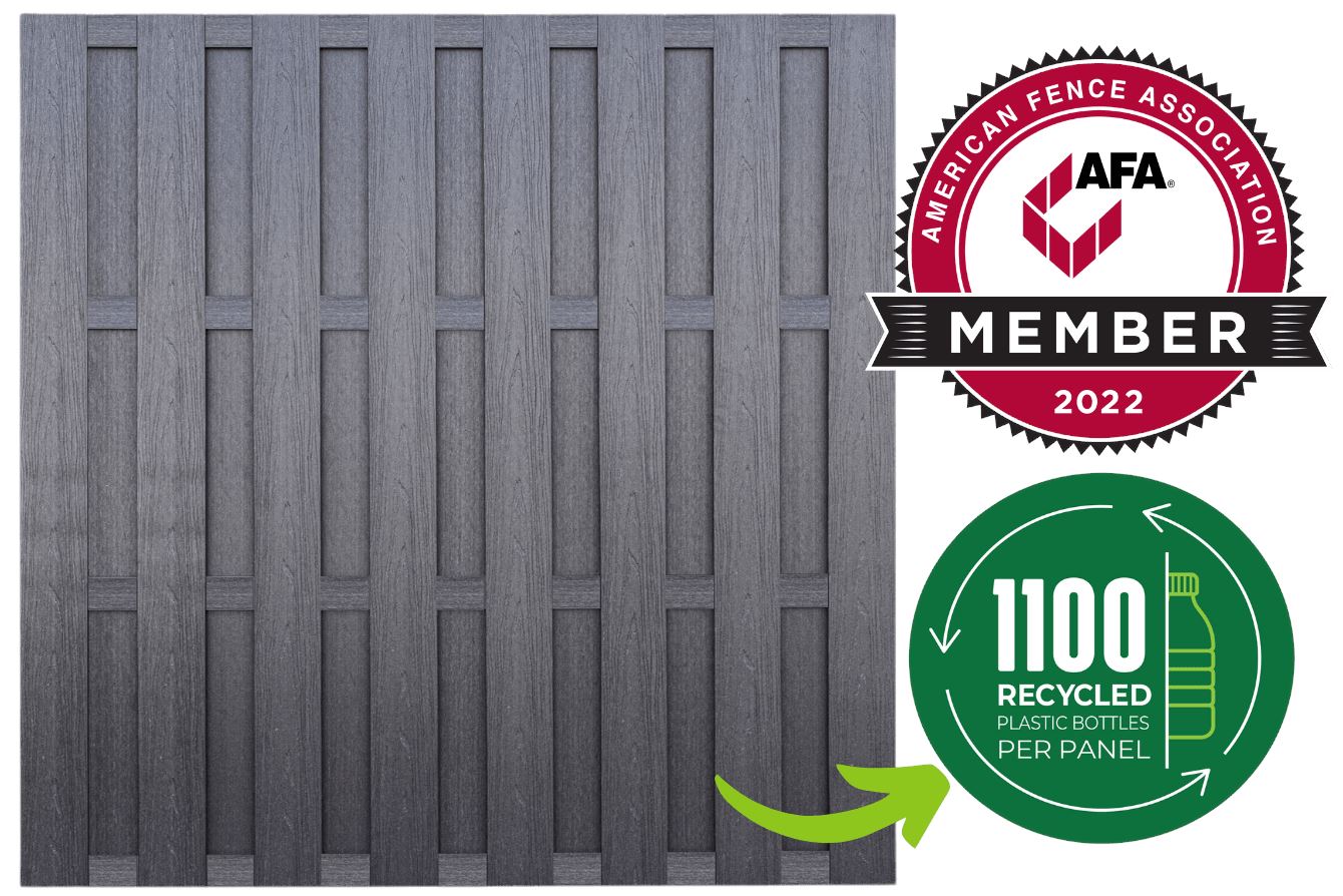 Cap Composite Pre-Assembled Fence Panels Parts Frame It All