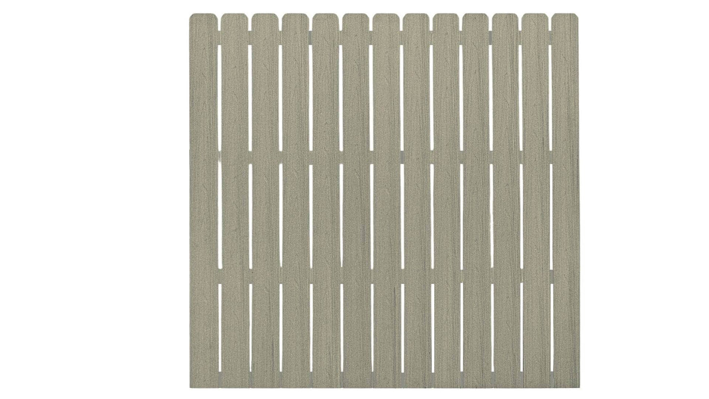 Cap Composite Pre-Assembled Fence Panels Parts Frame It All Driftwood Dogear Picket Panel
