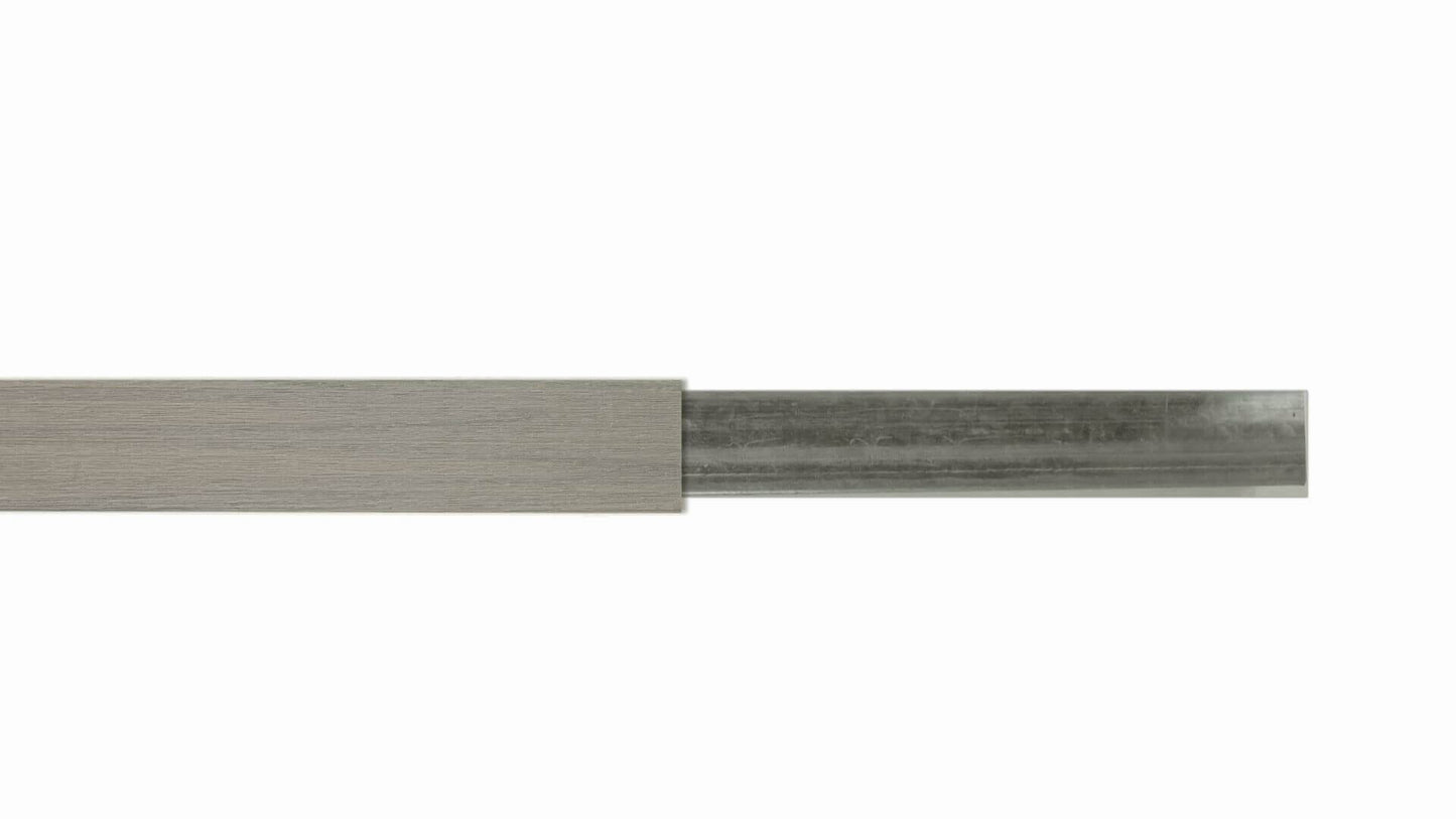 Cap Composite Pre-Assembled Fence Panels Parts Frame It All Driftwood Square Post Assembly - 8.5ft