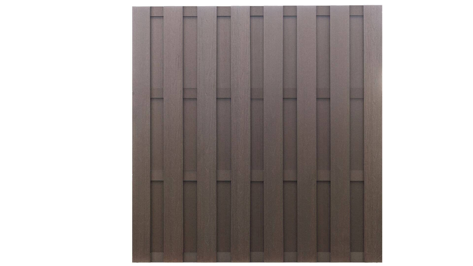 Cap Composite Pre-Assembled Fence Panels Parts Frame It All Mahogany Flat Top Shadowbow Panel