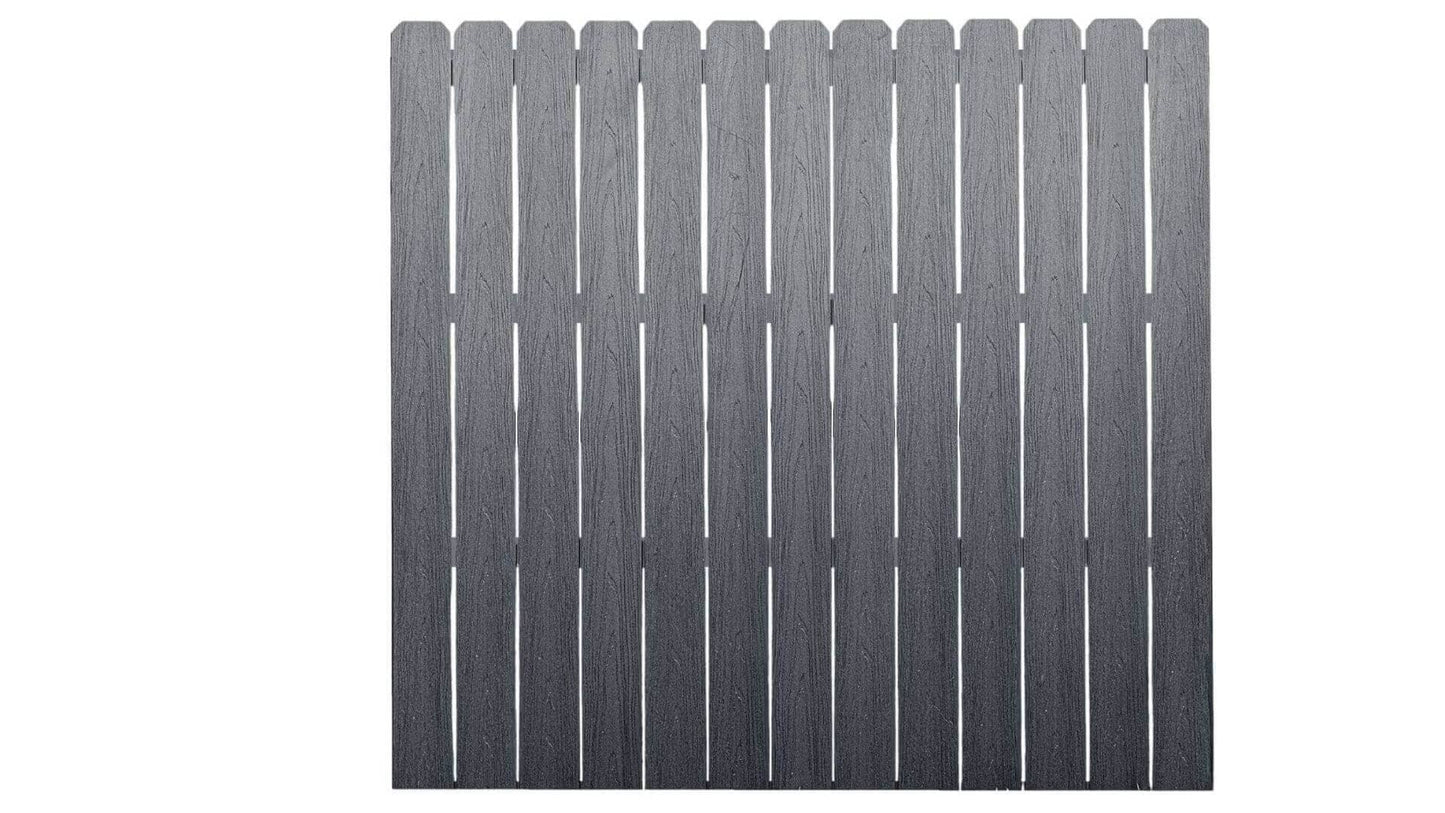 Cap Composite Pre-Assembled Fence Panels Parts Frame It All Slate Dogear Picket Panel