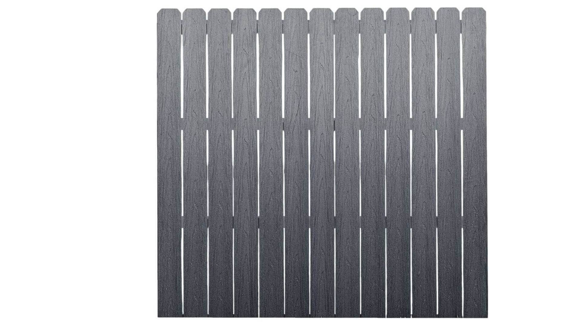 Cap Composite Pre-Assembled Fence Panels Parts Frame It All Slate Dogear Picket Panel