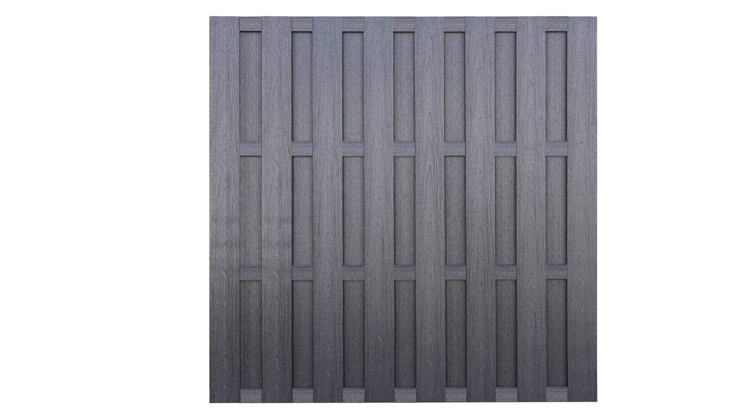 Cap Composite Pre-Assembled Fence Panels Parts Frame It All Slate Flat Top Shadowbow Panel