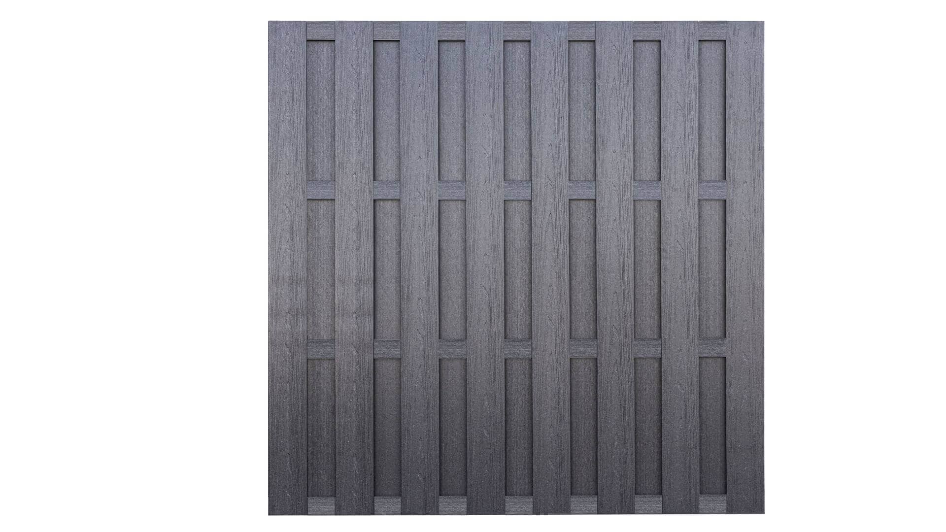 Cap Composite Pre-Assembled Fence Panels Parts Frame It All Slate Flat Top Shadowbow Panel