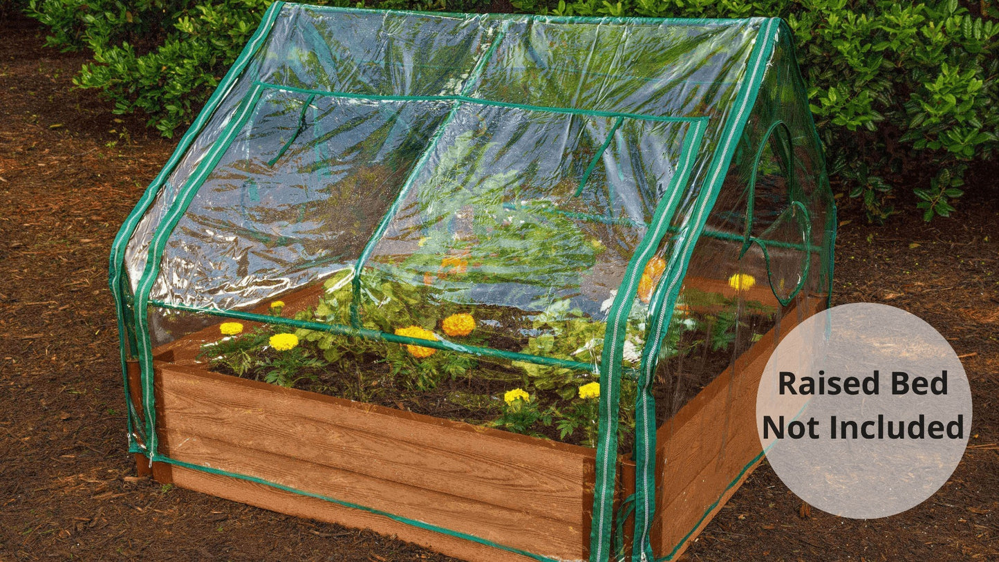 Extendable Cold Frame 'Greenhouse' - 4'x4' Accessories Frame It All 