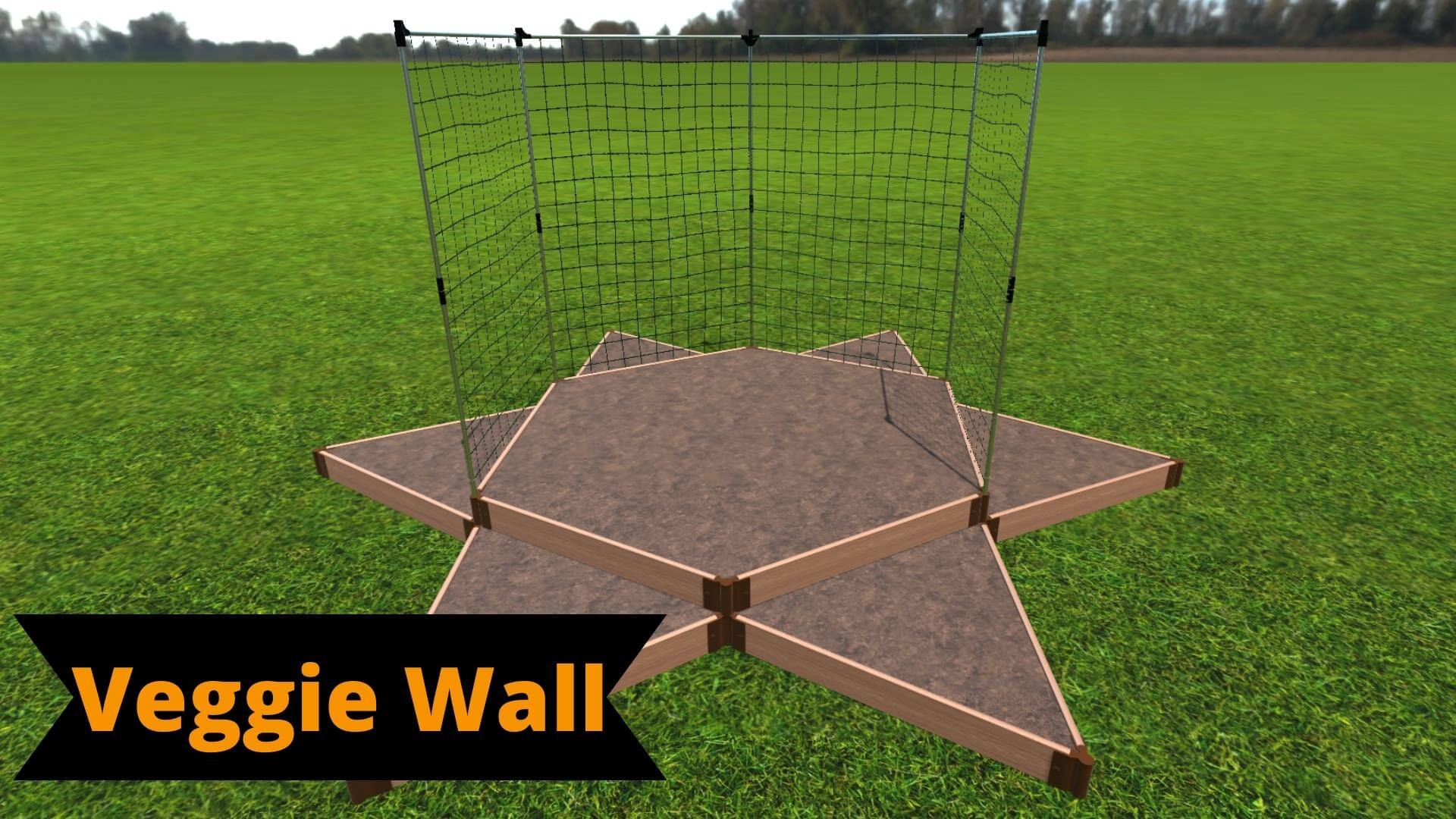 'Garden Star' - 12’ x 12’ x 11” Terrace Garden Raised Bed (Double Tier) Raised Garden Beds Frame It All