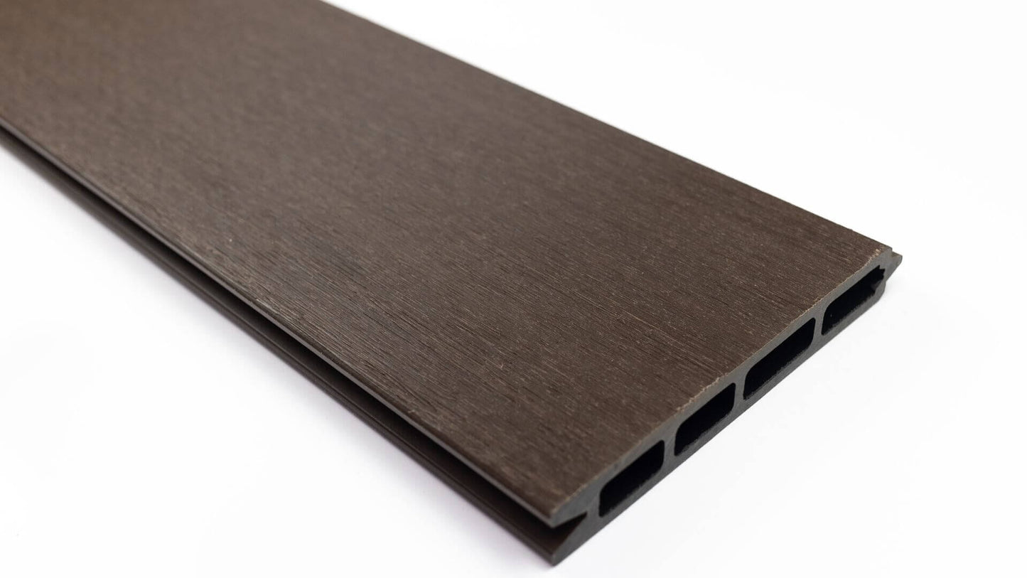 Horizontal Cap Composite Fence Parts Frame It All Mahogany 12PK