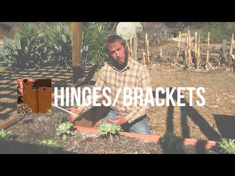 Hinged Raised Bed Brackets