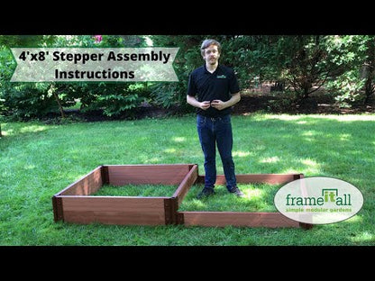 'Stepper' - 4’ x 8’ x 11" Terrace Garden Raised Bed (Double Tier)