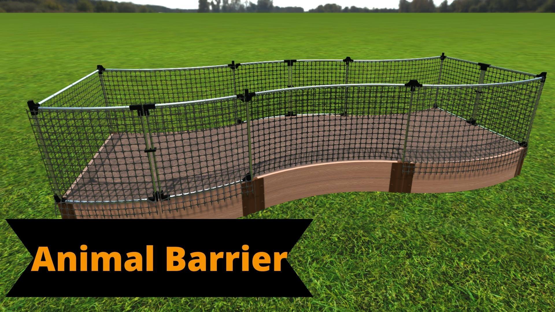 'Lazy Curve' - 4' x 12' Raised Garden Bed Raised Garden Beds Frame It All