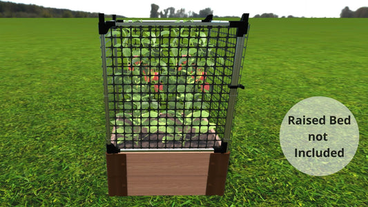 (NEW PRODUCT) Stack & Extend 'Animal Barrier' with Gate - 2 Foot Wide Straight Panels Accessories Frame It All