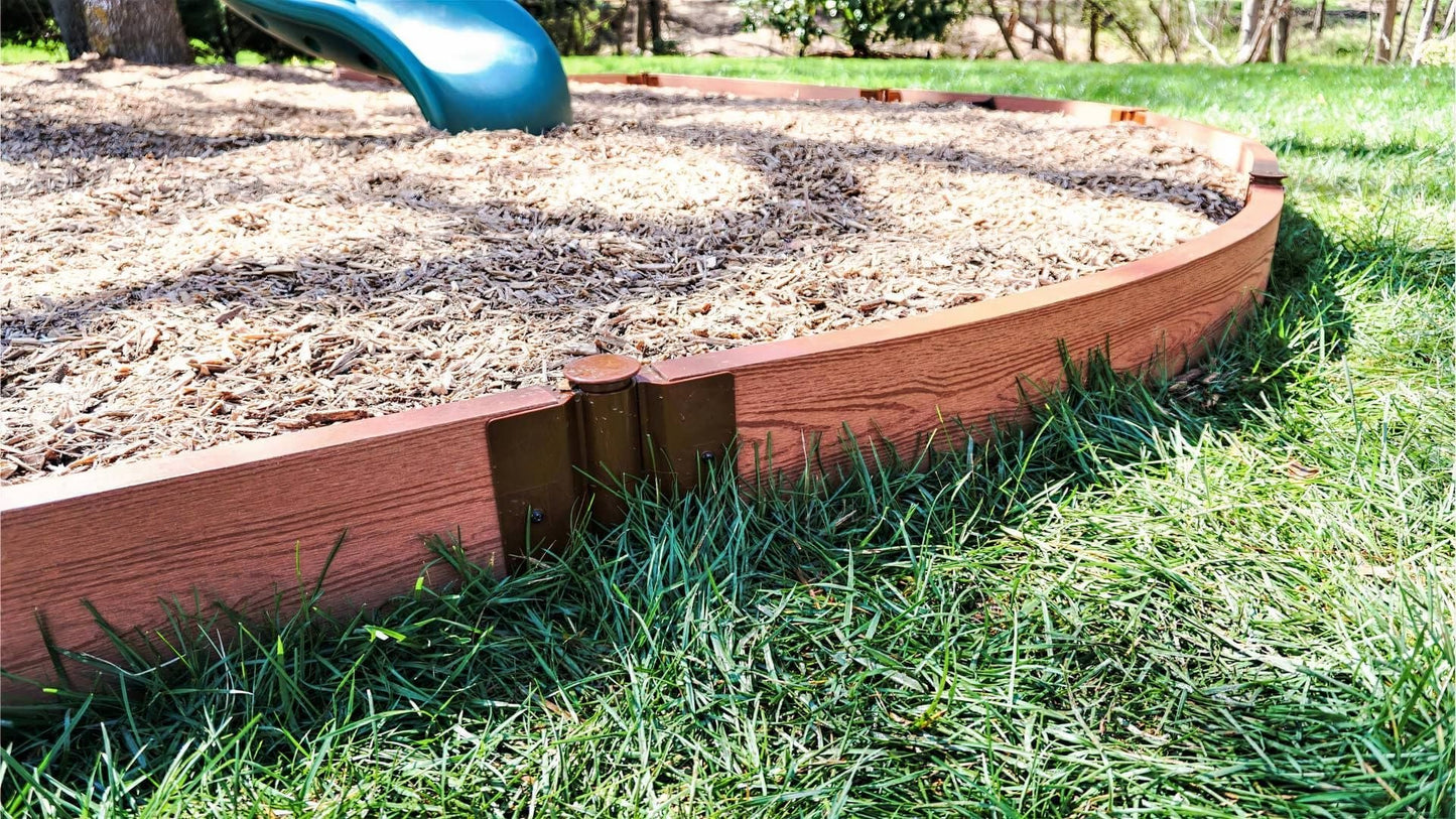 Playground Border Kit - Curved Boards Playground Borders Frame It All 