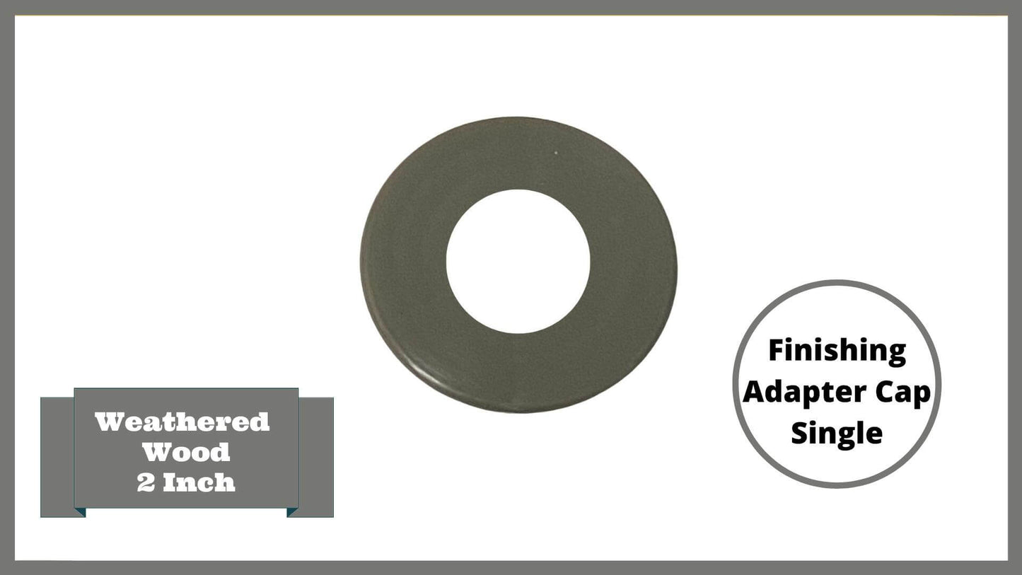 Raised Garden Bed Finishing Adapter Cap – 2” Replacement (Single-Gray) Parts Frame It All