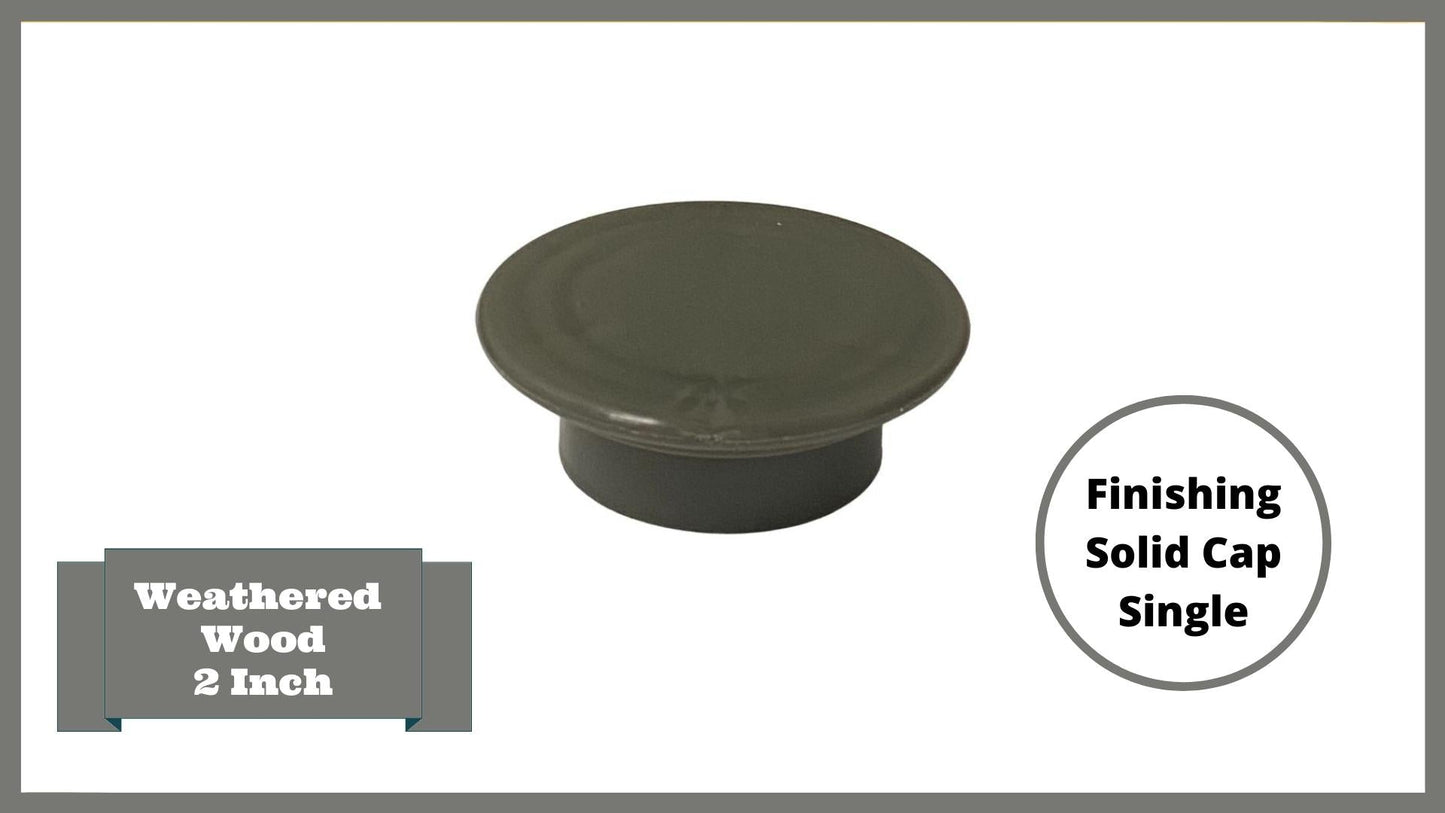 Raised Garden Bed Finishing Solid Cap – 2” Replacement (Single-Gray) Parts Frame It All