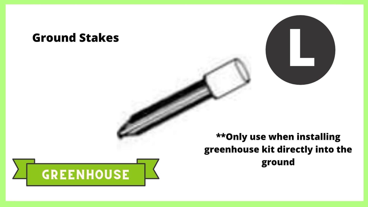 REPLACEMENT PARTS: Extendable Cold Frame Greenhouse Accessories Frame It All Part L - Stake