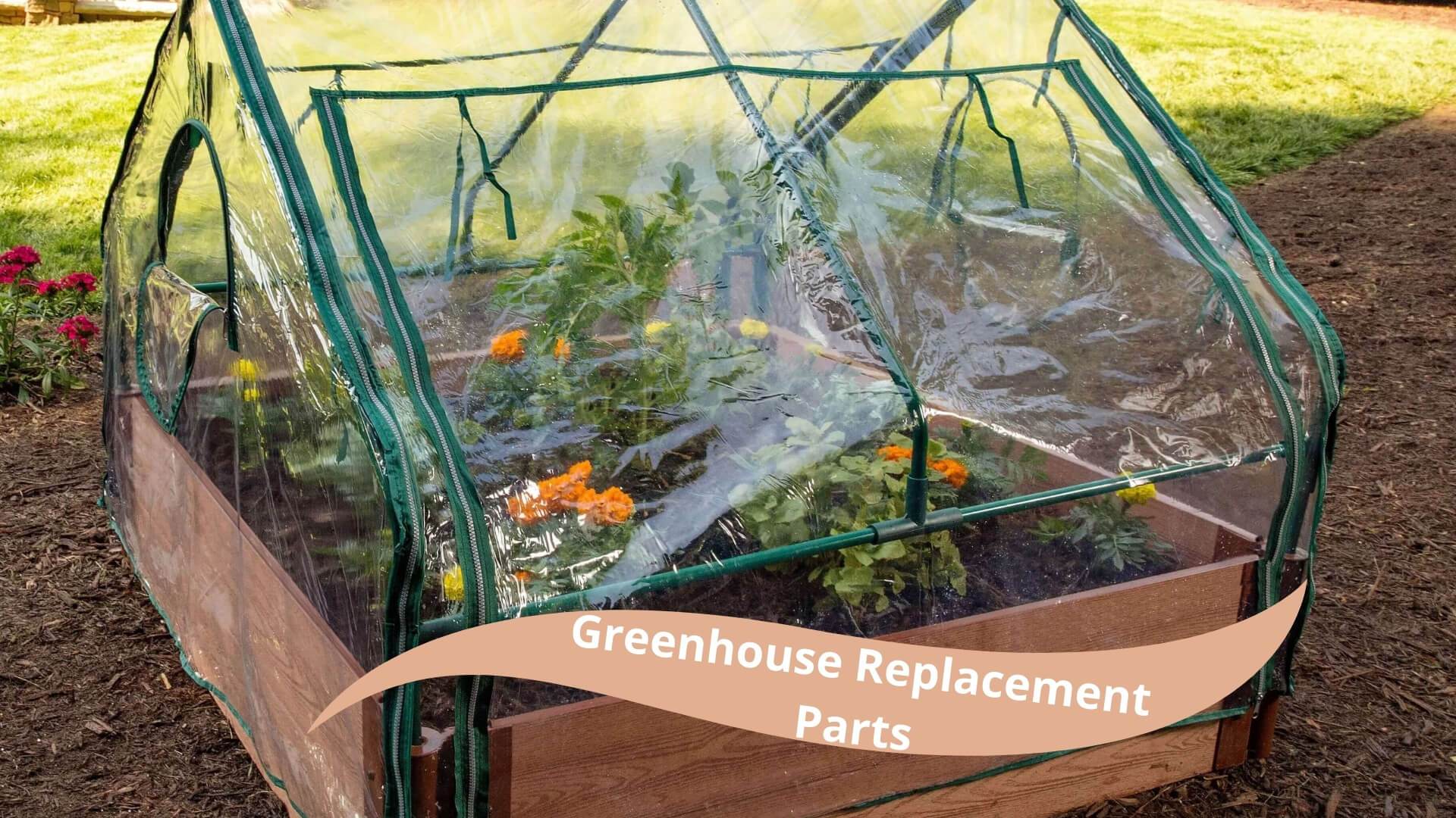 REPLACEMENT PARTS: Extendable Cold Frame Greenhouse Accessory, Screw-Type Designs & Other Parts Frame It All