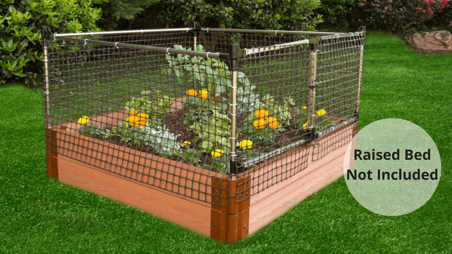 Stack & Extend 'Animal Barrier' with Gate - 4 Foot Wide Straight Panels Accessories Frame It All 