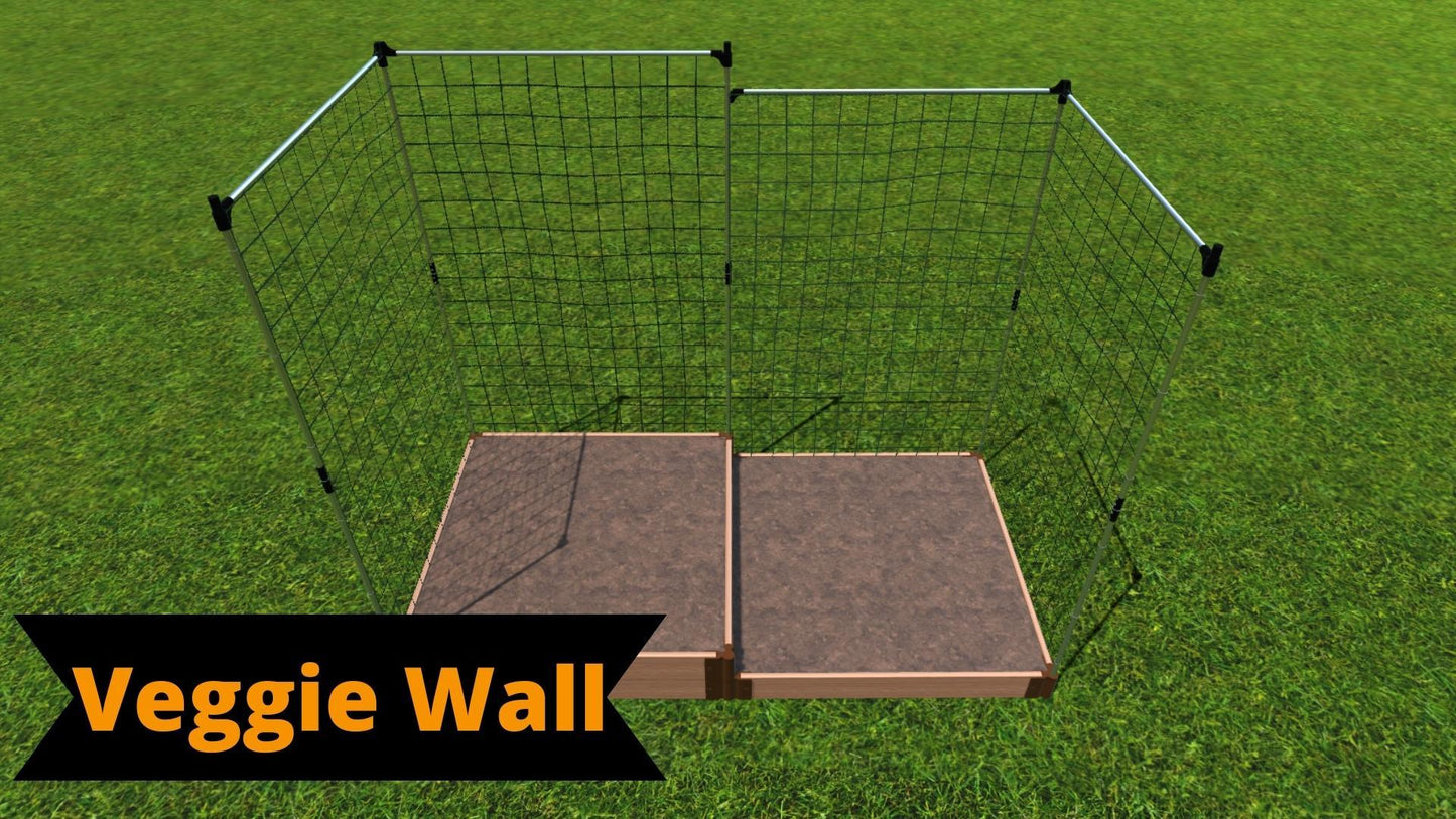 'Stepper' - 4’ x 8’ x 11" Terrace Garden Raised Bed (Double Tier) Raised Garden Beds Frame It All