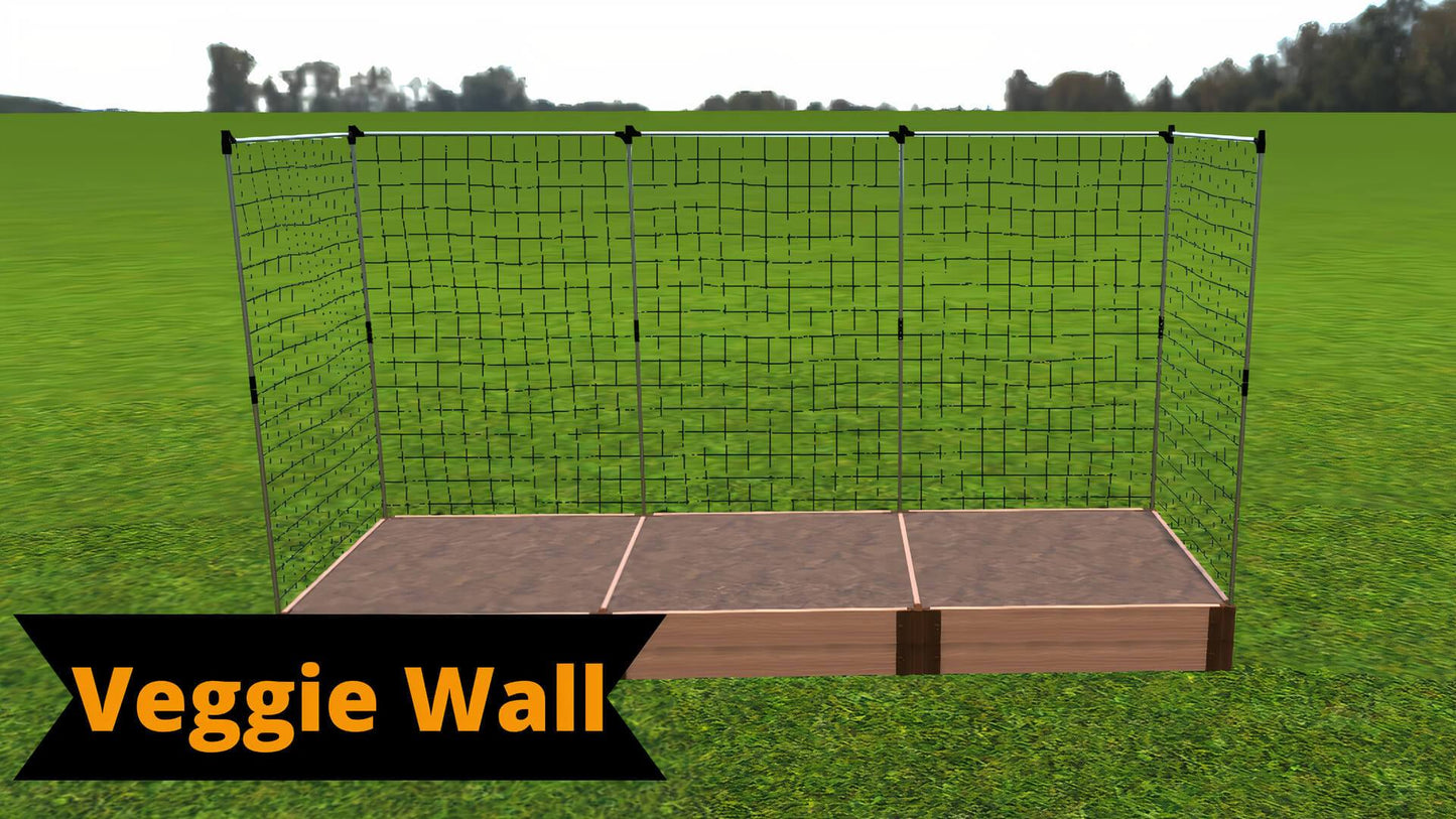 Tool-Free 4' x 12' Raised Garden Bed Raised Garden Beds Frame It All
