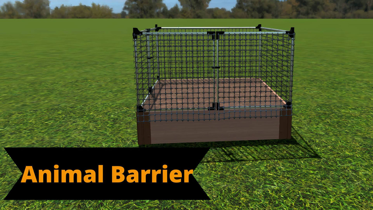 Tool-Free 4' x 4' Raised Garden Bed Raised Garden Beds Frame It All