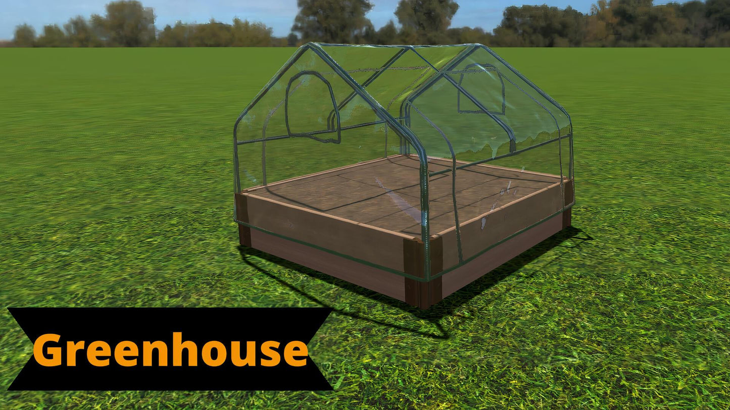 Tool-Free 4' x 4' Raised Garden Bed Raised Garden Beds Frame It All