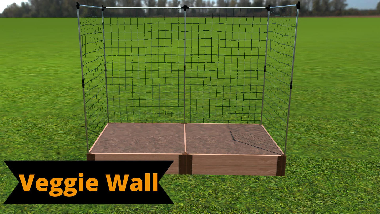 Tool-Free 4' x 8' Raised Garden Bed Raised Garden Beds Frame It All