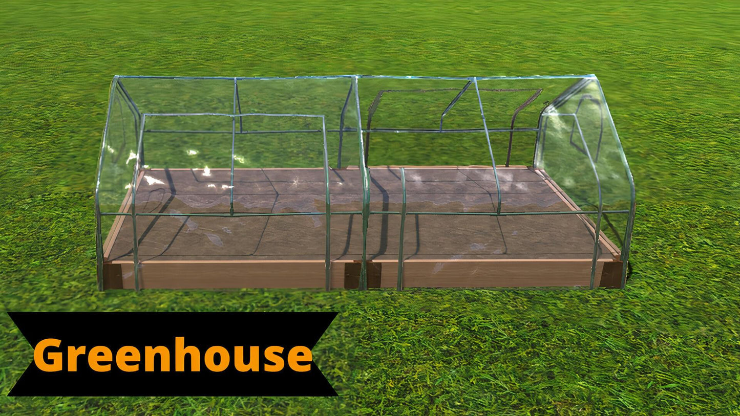 Tool-Free 4' x 8' Raised Garden Bed Raised Garden Beds Frame It All