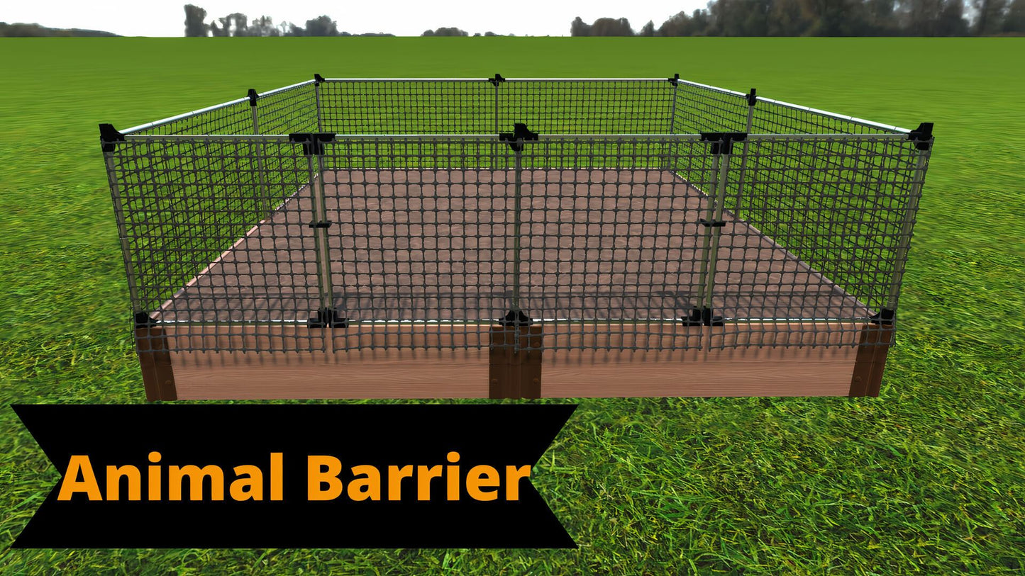 Tool-Free 8' x 8' Raised Garden Bed Raised Garden Beds Frame It All