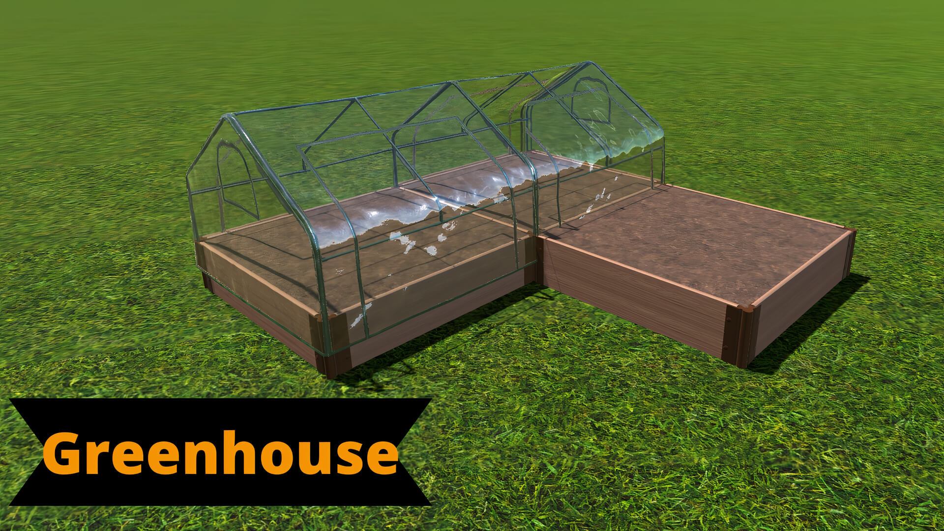 Tool-Free 'Arrowhead' - 8' x 8' Straight Corner Raised Garden Bed Raised Garden Beds Frame It All