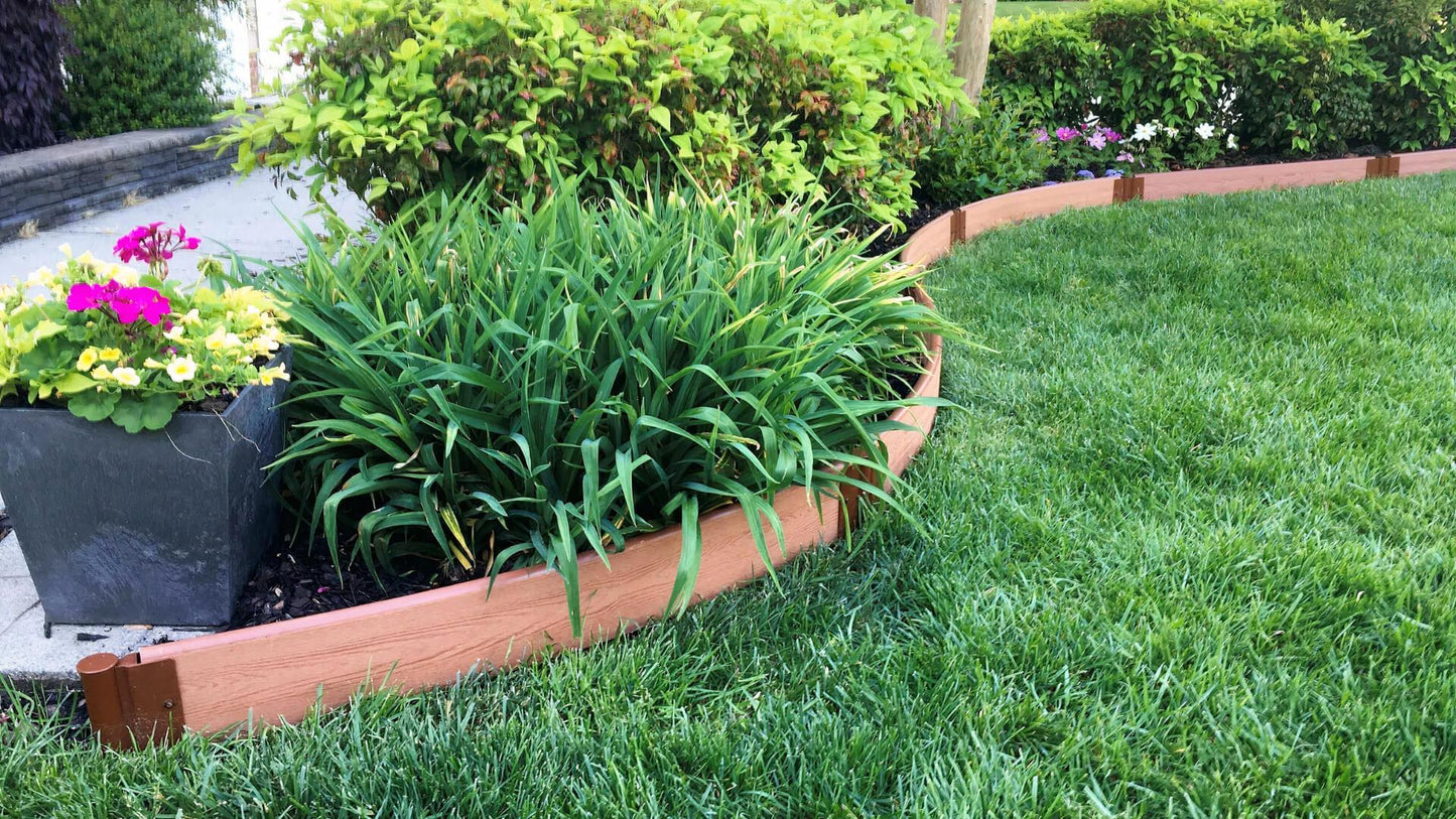 Tool-Free Landscape Edging Kit - Curved Boards Landscape Edging Frame It All