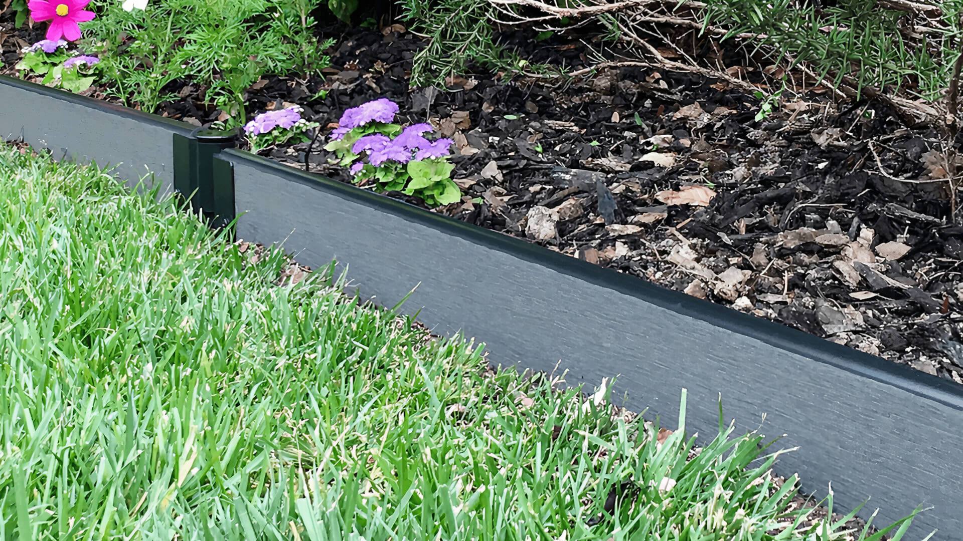 Tool-Free Landscape Edging Kit - Straight Boards Landscape Edging Frame It All