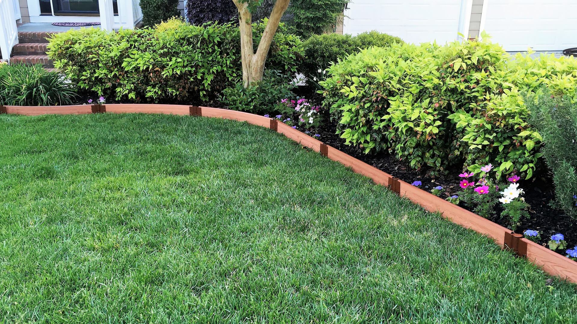 Tool-Free Landscape Edging Kit - Straight Boards Landscape Edging Frame It All