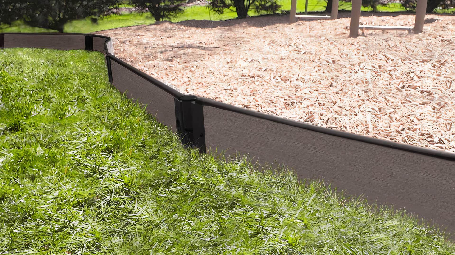 Tool-Free Playground Border Kit - Straight Boards Playground Borders Frame It All