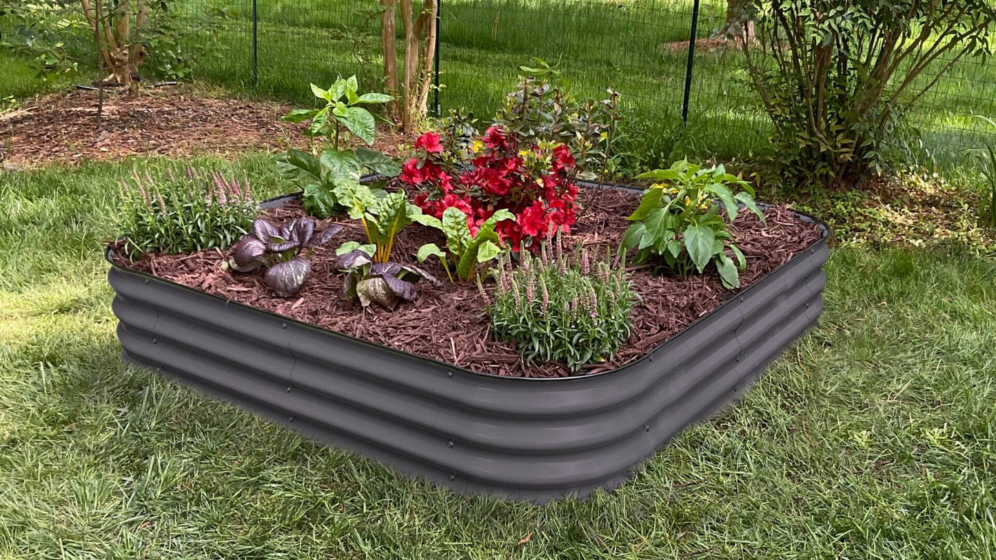 VegHerb's 9-in-1 Metal Raised Garden Bed (11" Height) Gardening VegHerb