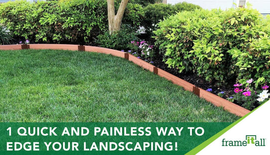 1 Quick And Painless Way To Edge Your Landscaping!